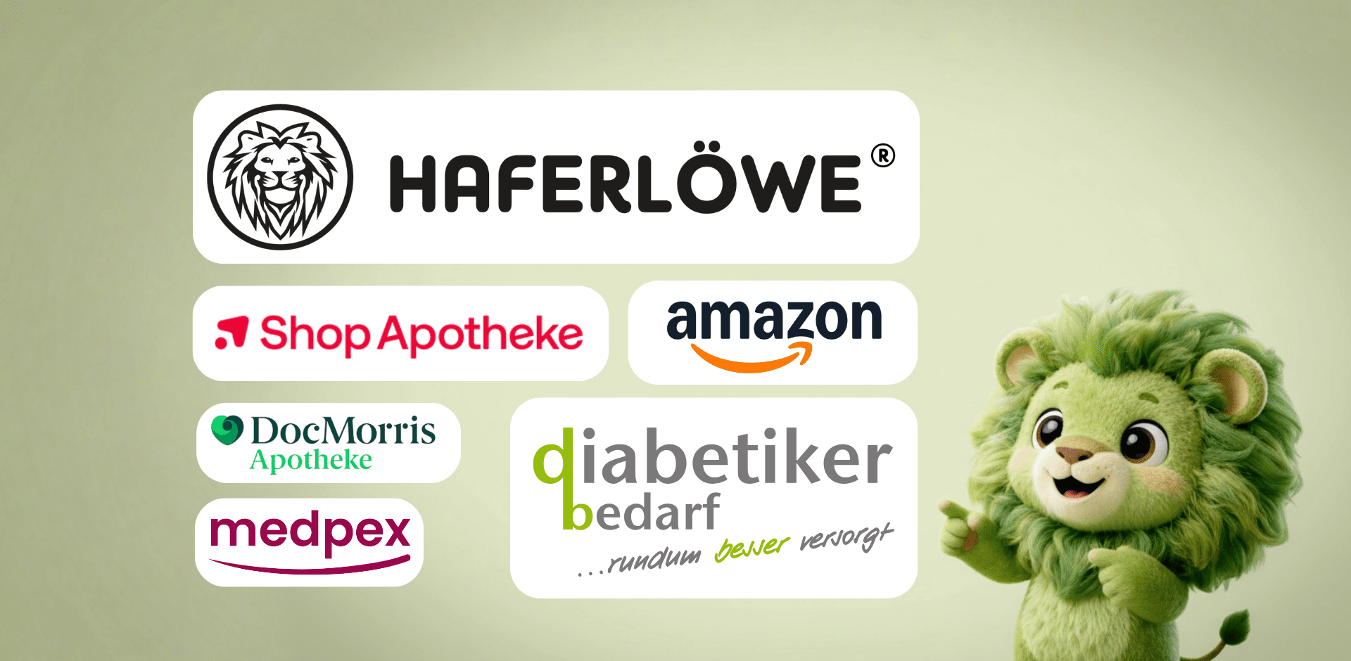 Wo kann ich HAFERLÖWE kaufen? Bei online Apotheken, Amazon, Diabetiker Bedarf und in unserem Shop!