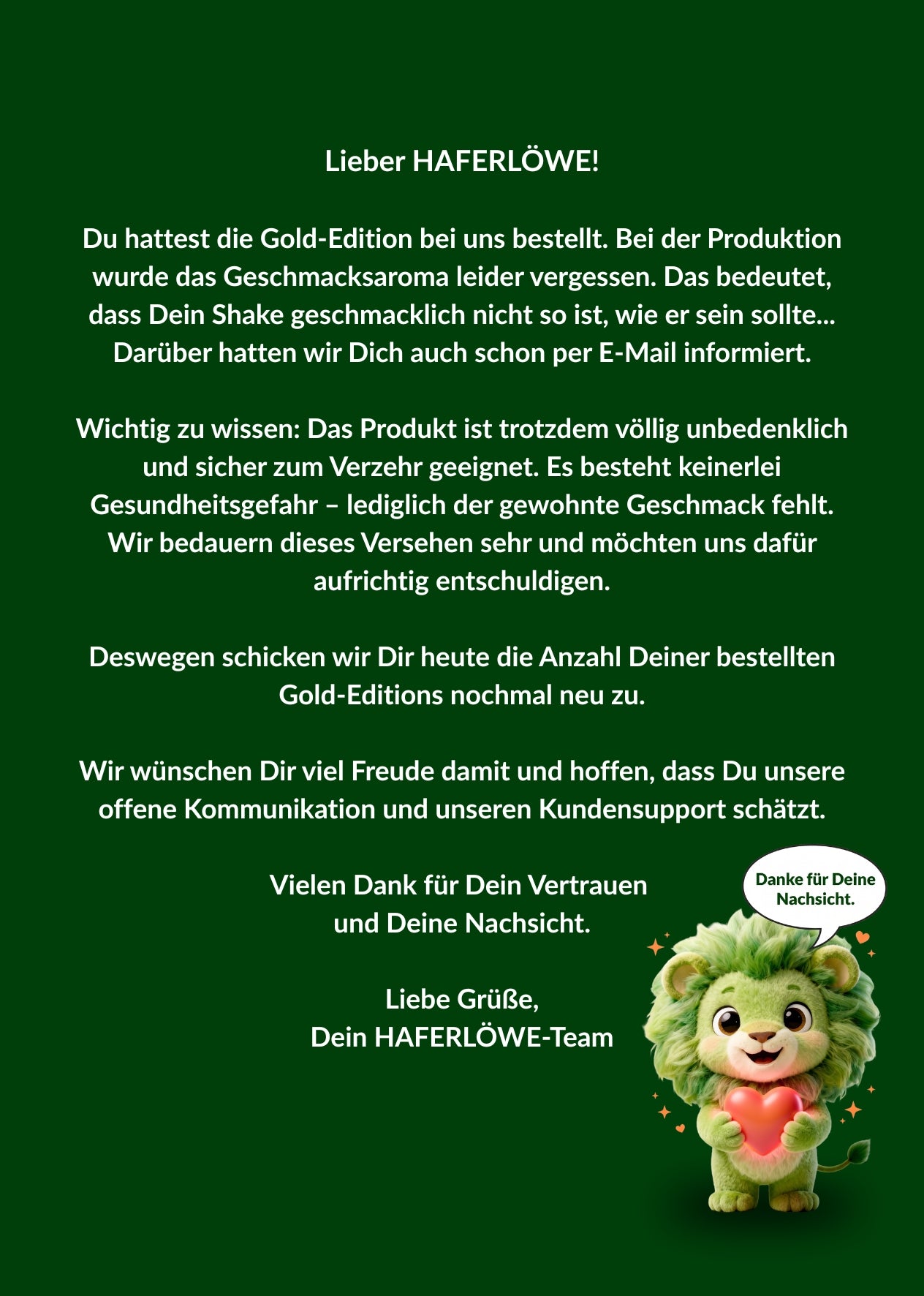 Gold Edition Flyer