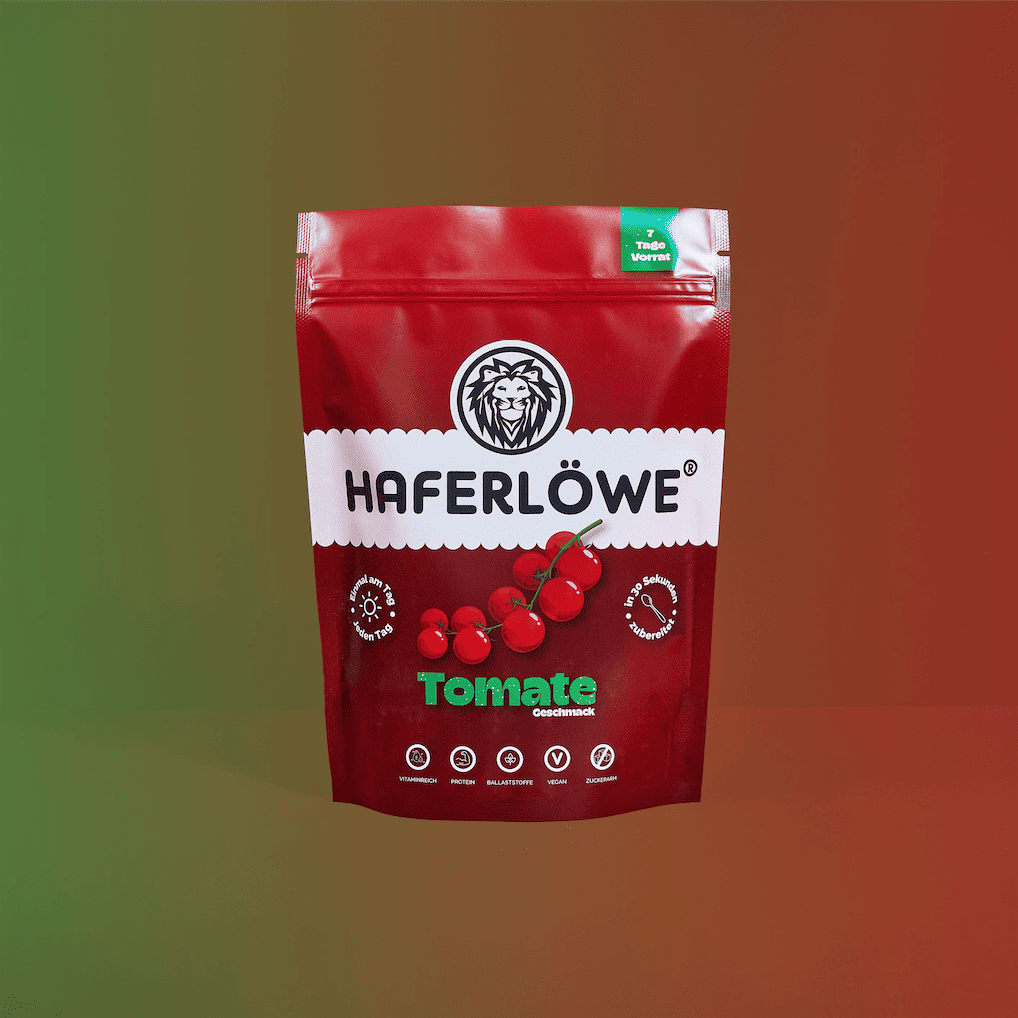 Tüte HAFERLÖWE Tomate für Hafertage in lecker und Blutzuckermanagement