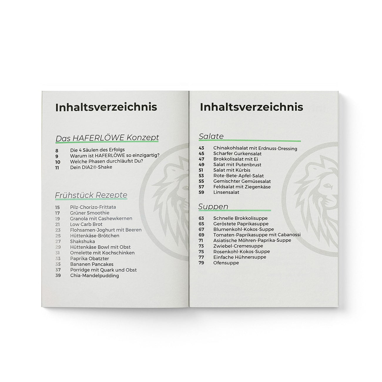 HAFERLÖWE DIA2®-Rezeptbuch