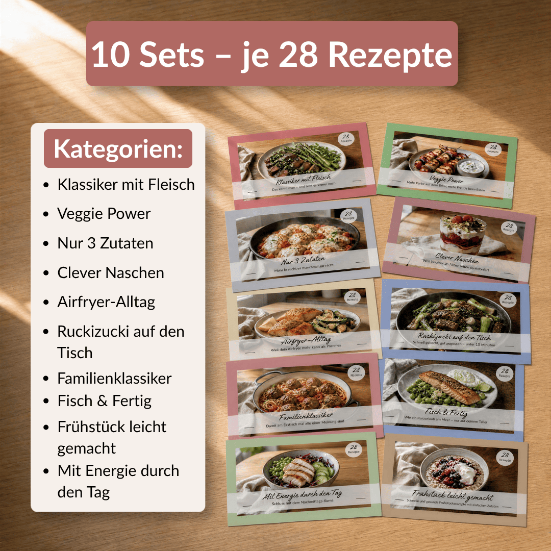 Grenzenloser Speiseplaner